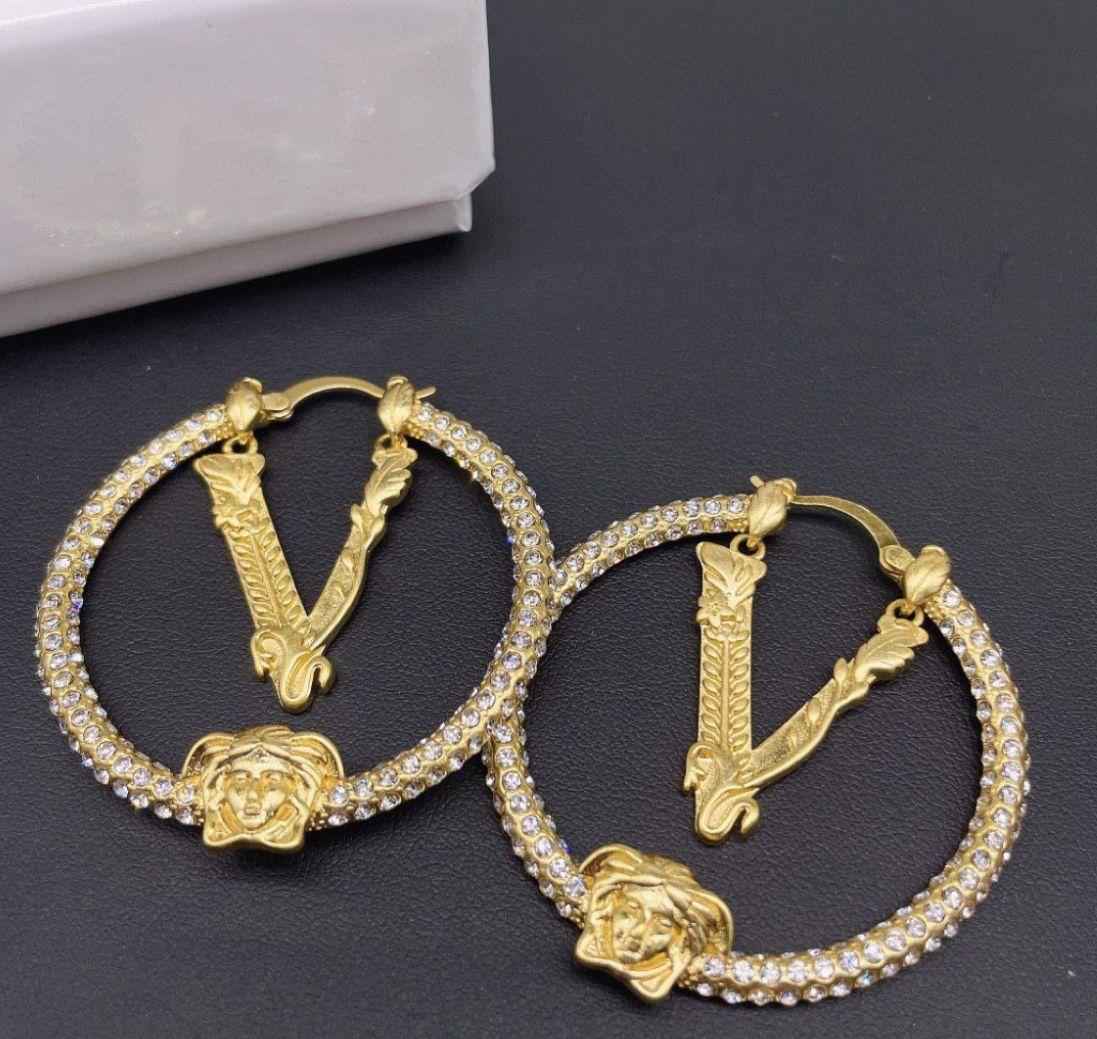 Versace Hoops Earings