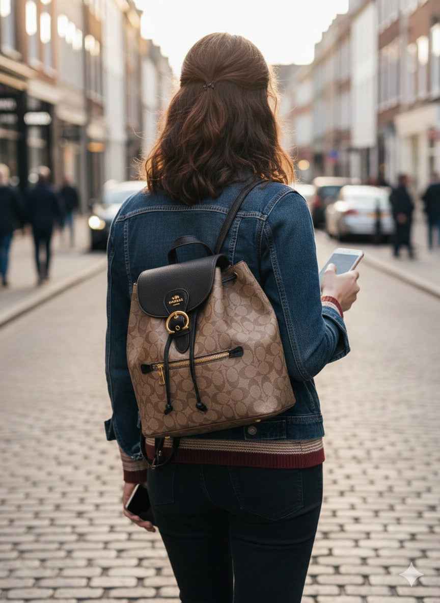 Luxury Coach Backpack for All Ages – Stylish Designer Bag