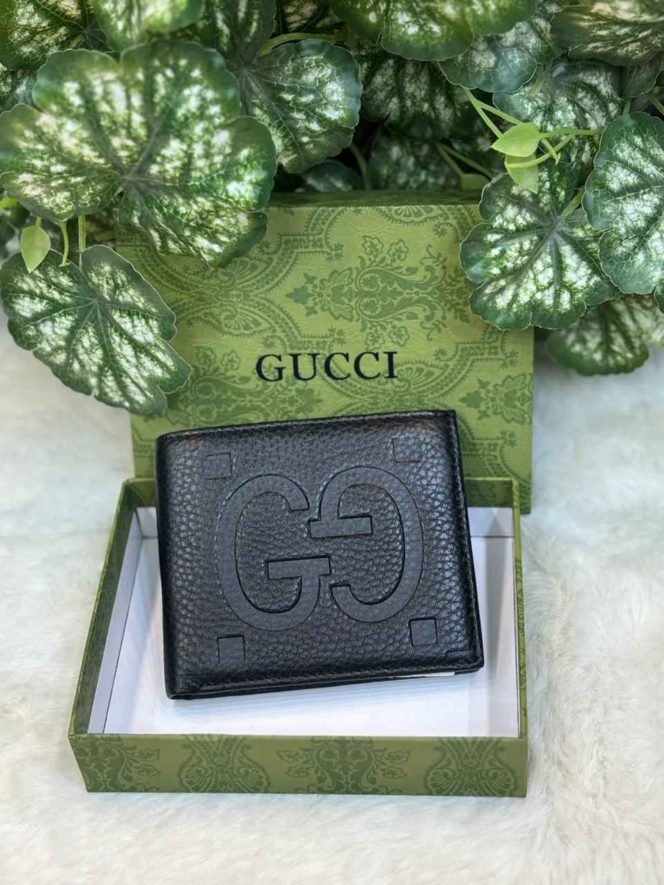 Gucci bi fold mens top notch wallet (5) in genuine leather