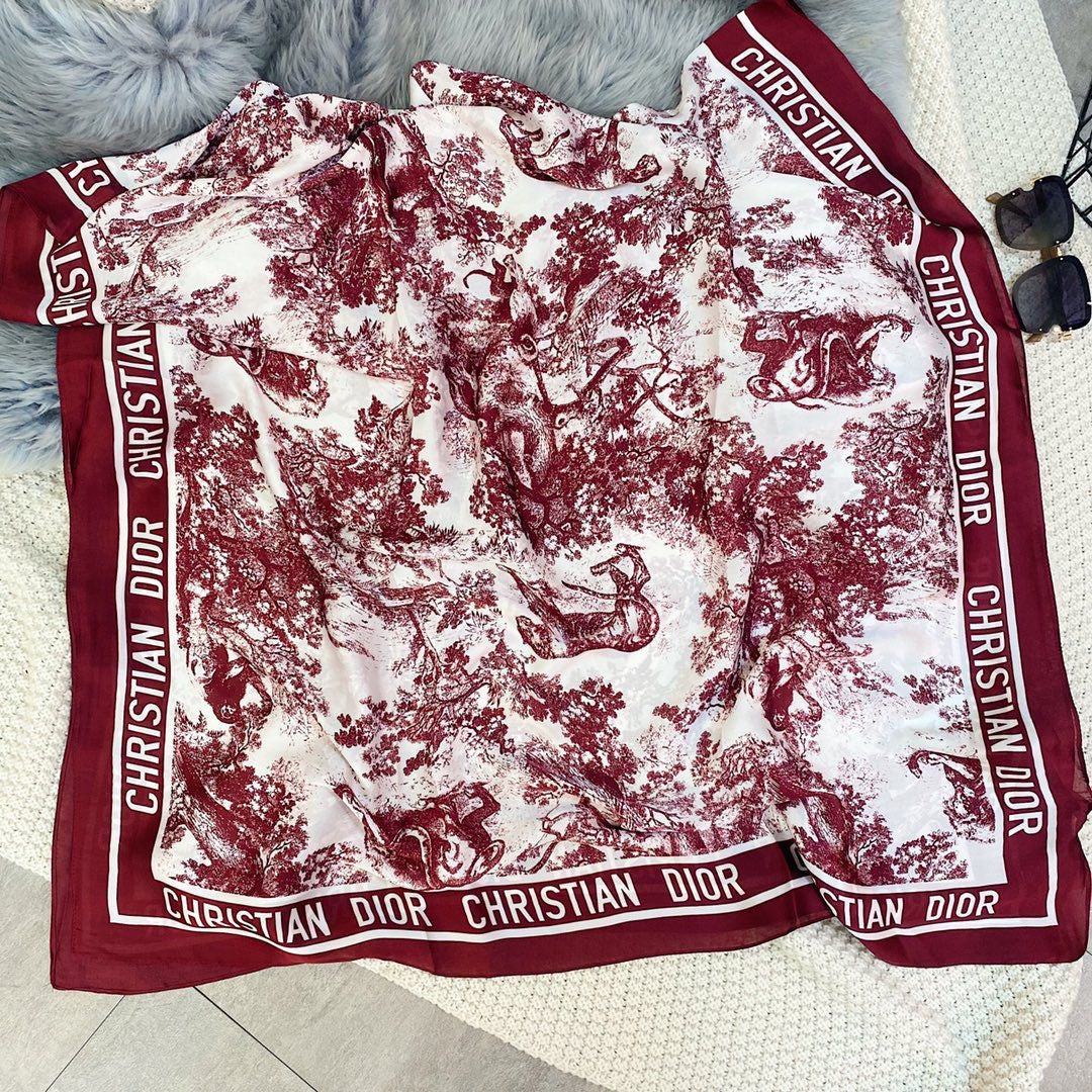 Christian Dior silk stole