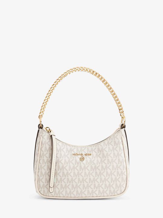 Michael kors jet set signature logo chain pochette