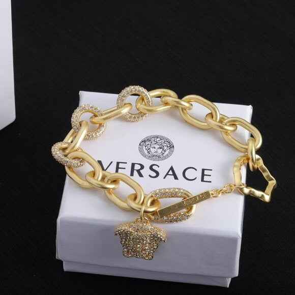 Versace Medusa face bracelet