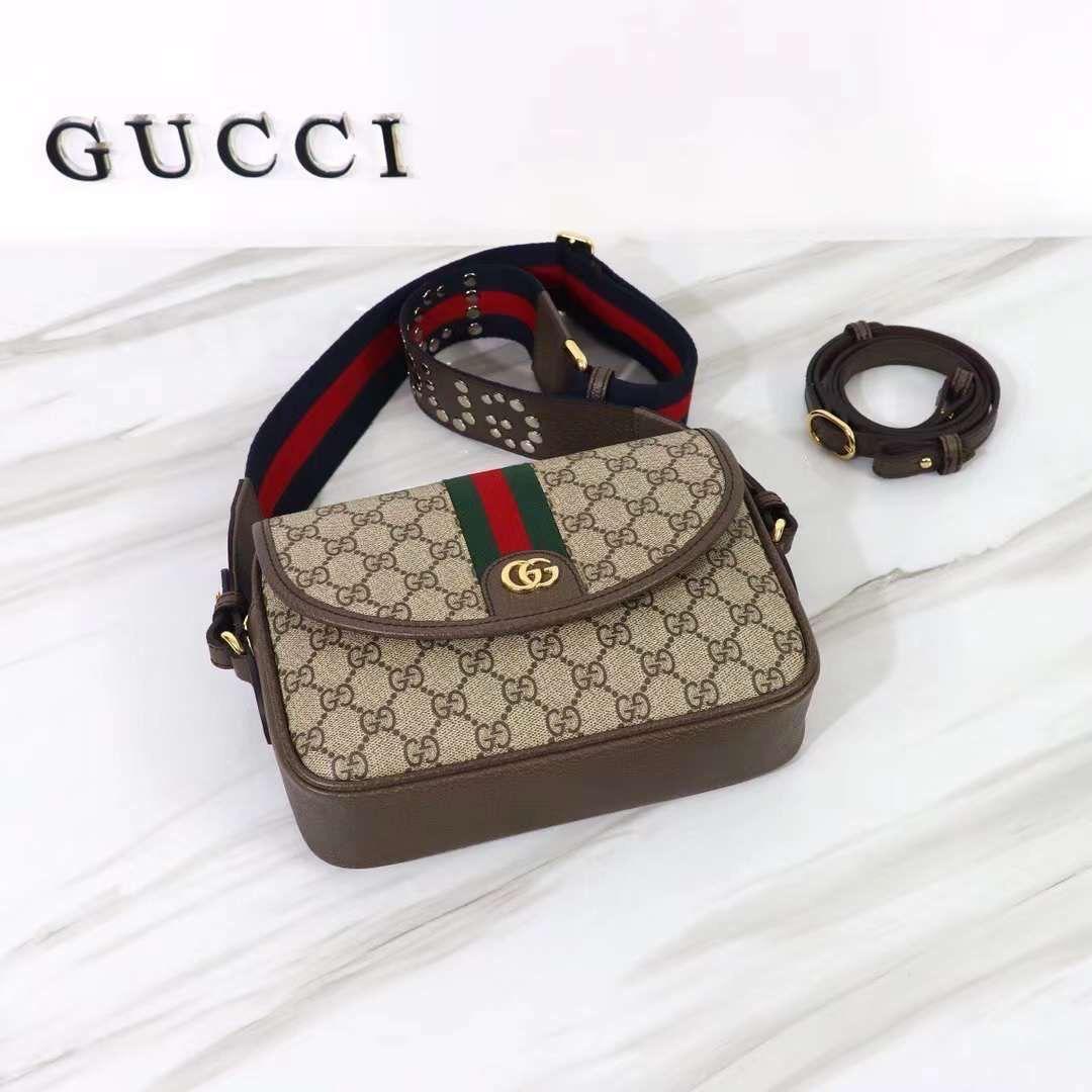 Gucci Ophidia gg shoulder bag with broad belt