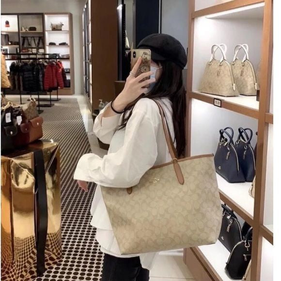Coach ultra premium tote with box