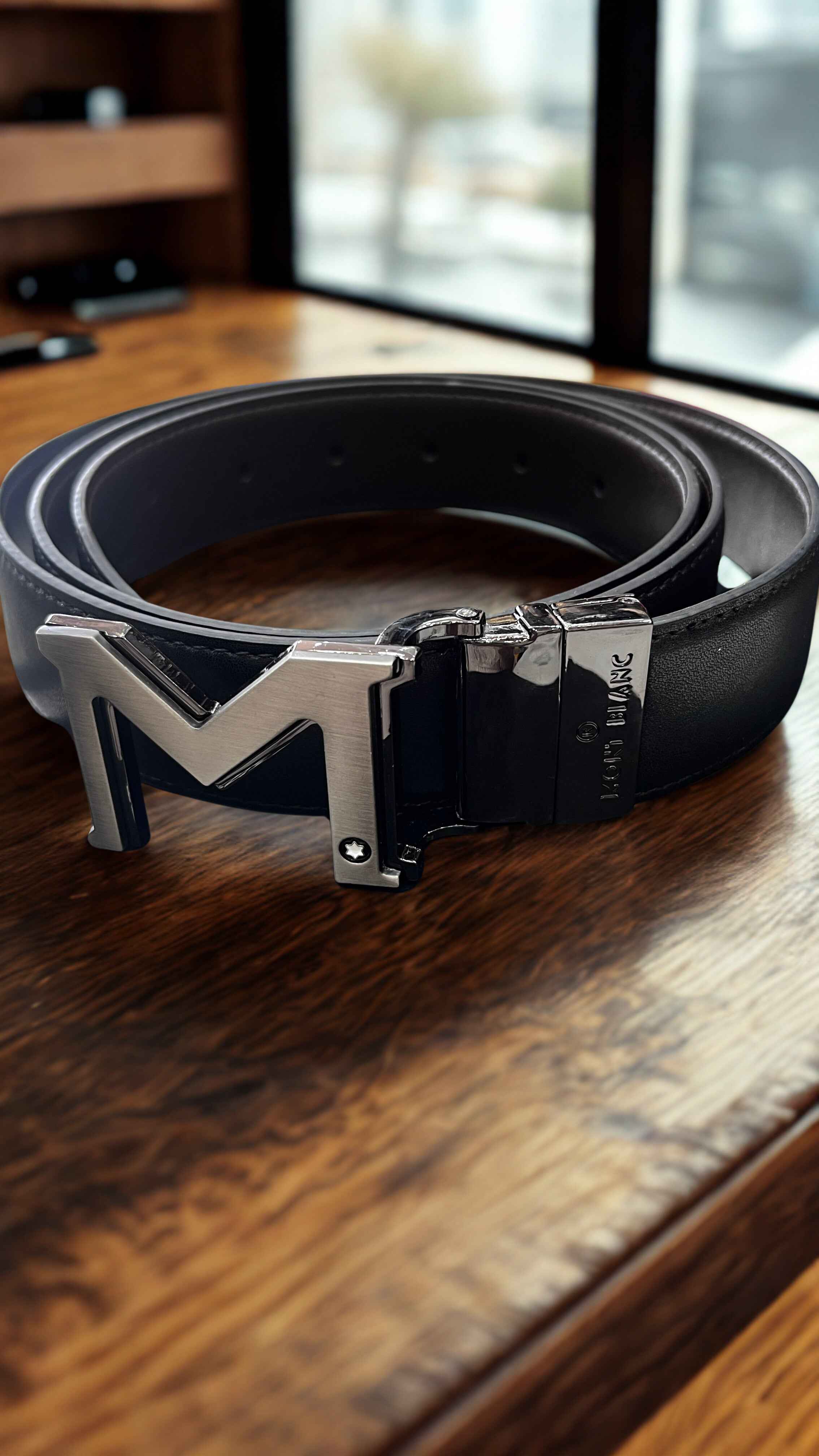 Mont Blanc mens belt
