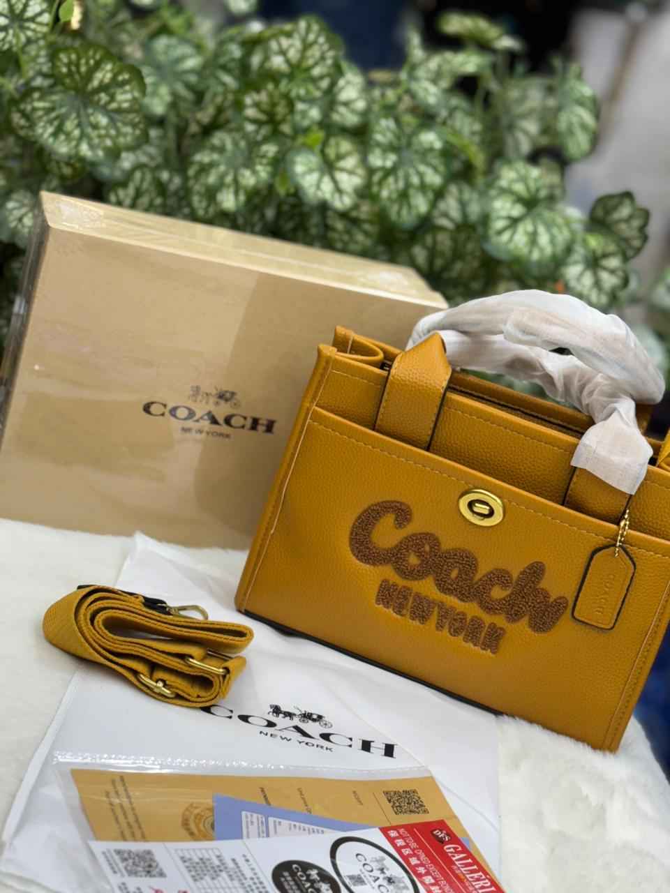 Luxury Coach cargo bag in town for women