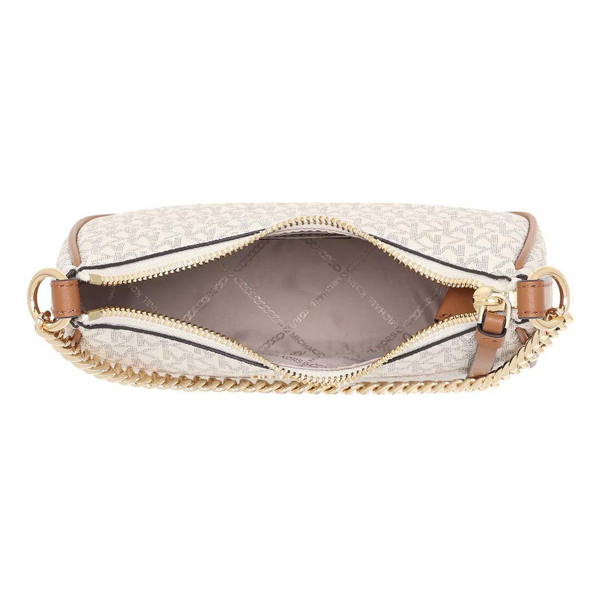 Michael kors jet set signature logo chain pochette
