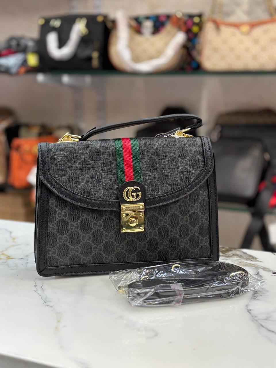 Luxury Gucci Ophidia Top Handle Handbag for Women