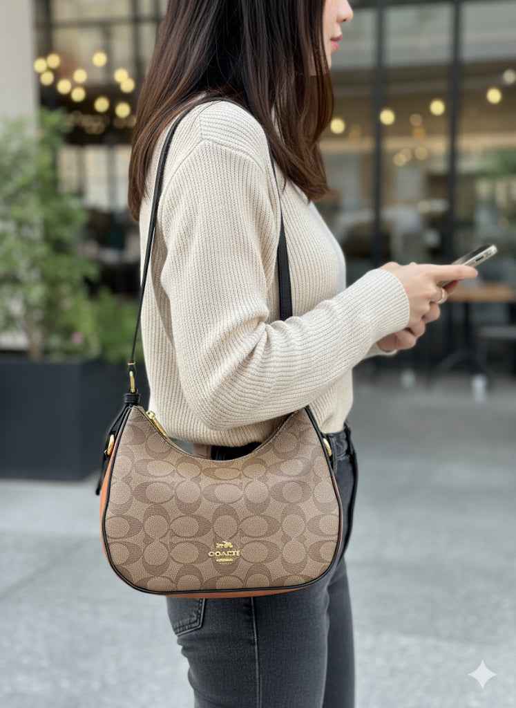 Coach kleo hobo( print )