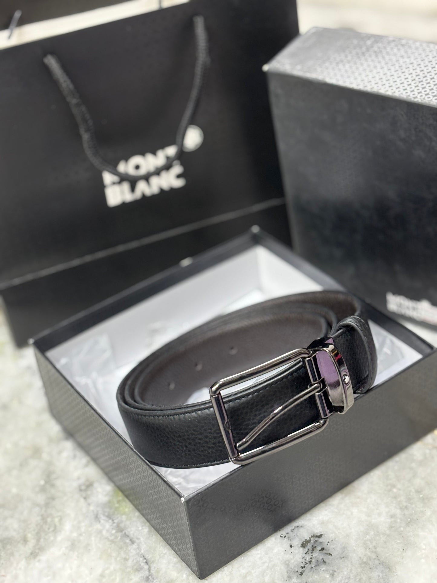 Mont Blanc mens Belt