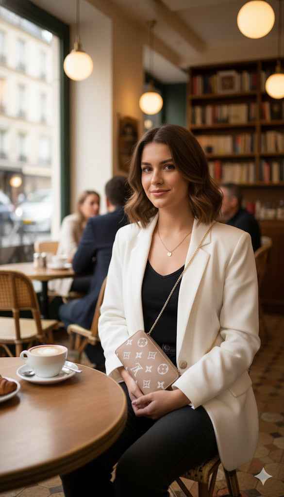 Louis Vuitton (lv) sling (three pcs set )sling ,wallet and card holder with one belt and detachable chain