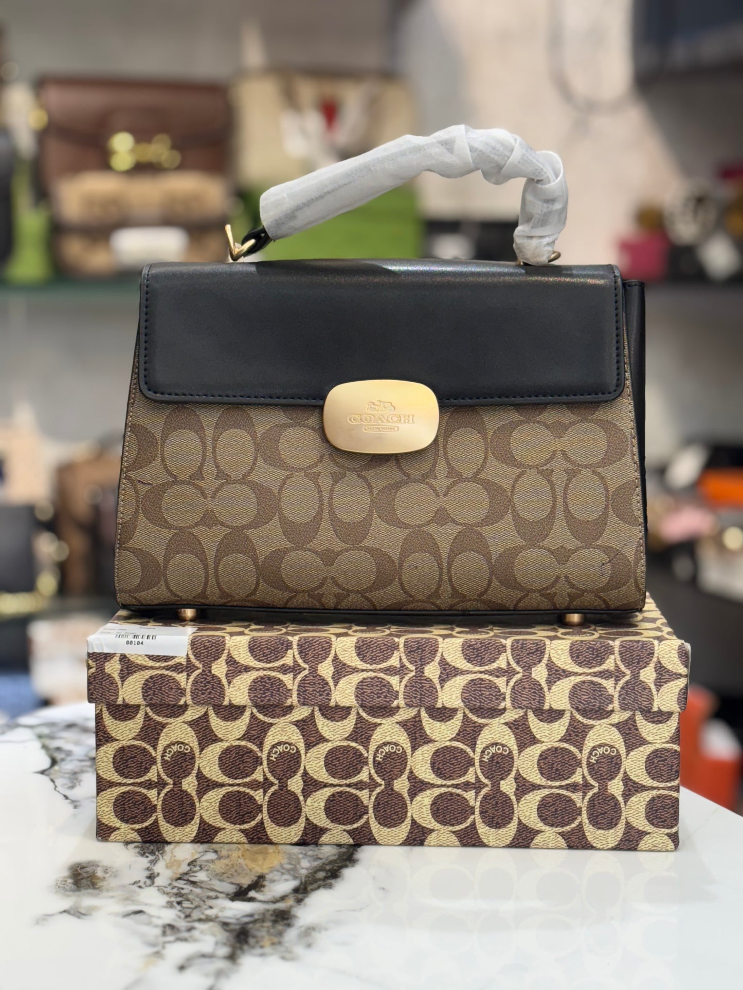 Coach Eliza signature premium bag with top handle