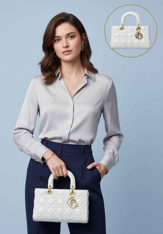 Luxury Lady Dior Rectangular Handbag for Women