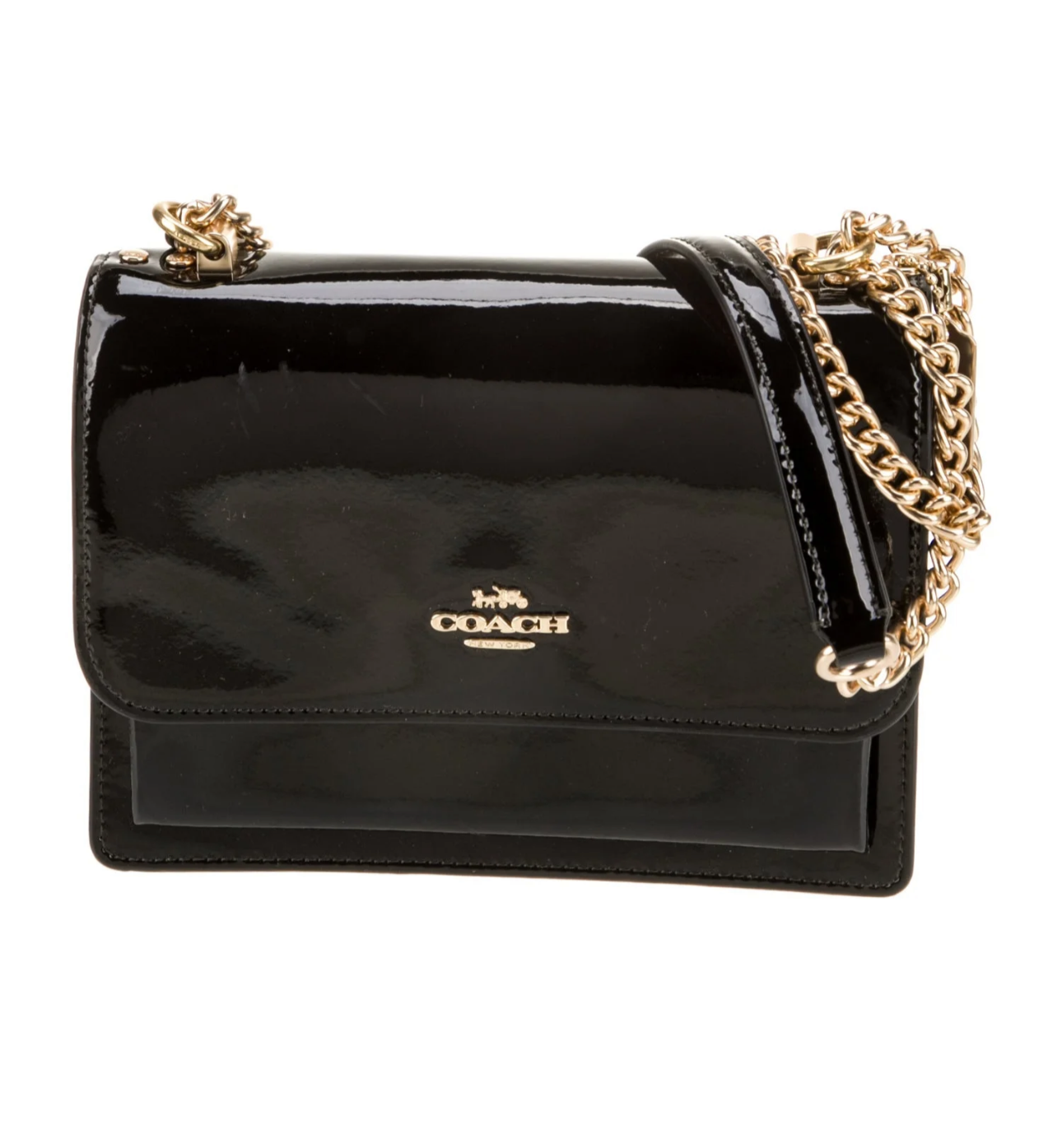 Coach Patent Sling signature Bag