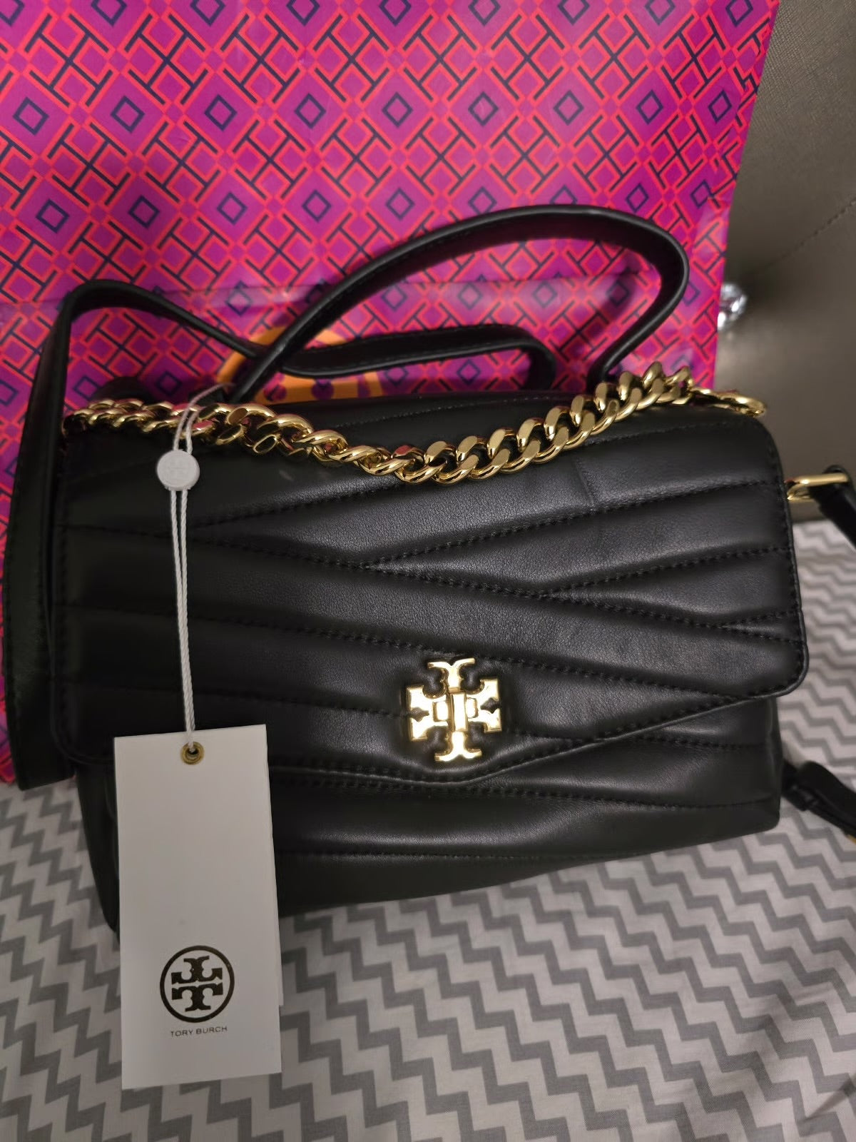 Tory black elegant sling