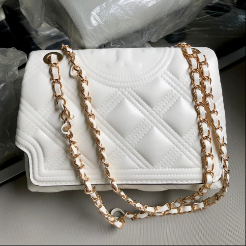 Tory grey luxury sling - The Fashion Vault