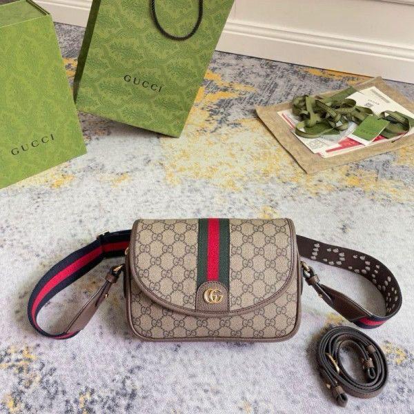 Gucci Ophidia gg shoulder bag with broad belt