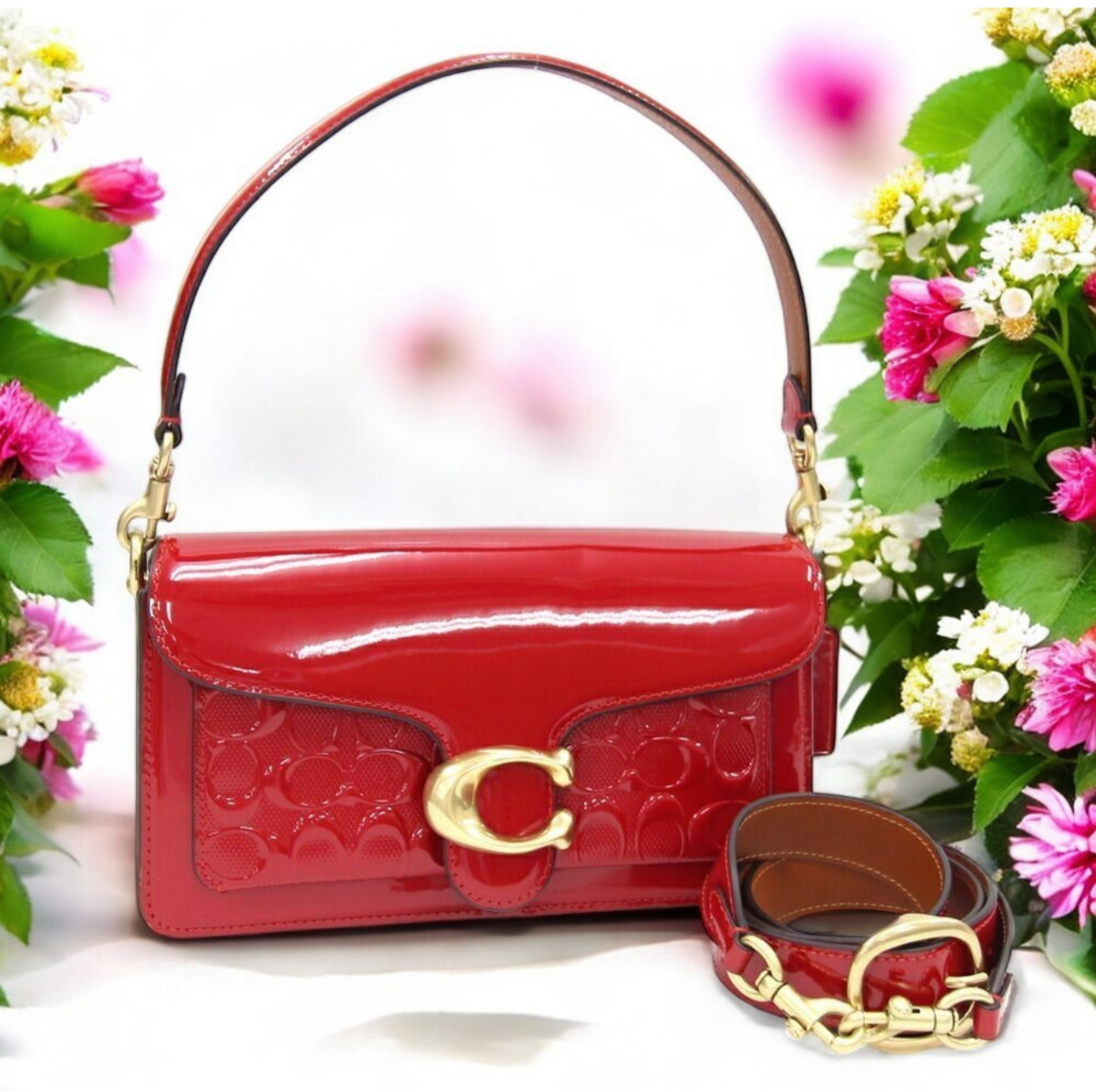 Latest Coach Tabby in patent leather