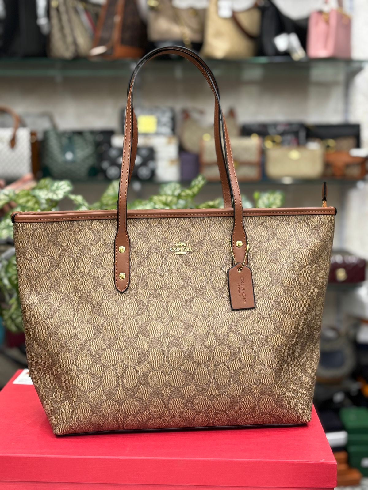 Luxury Coach tote