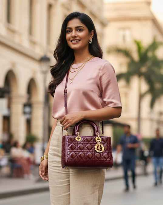 Luxury Lady Dior Rectangular Handbag for Women