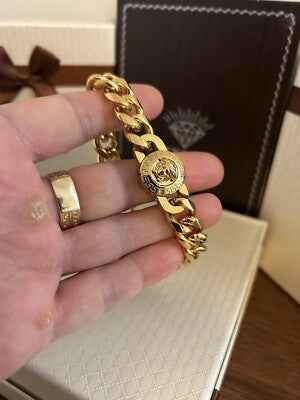 Versace Medusa face bracelet