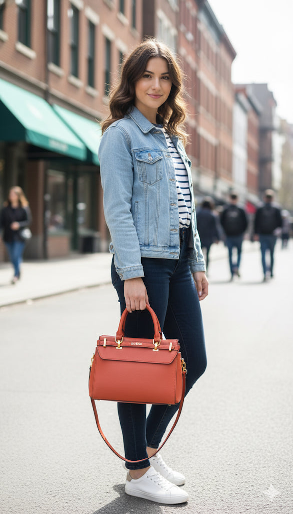 Luxury Guess Sestri Mini Satchel Bag for women