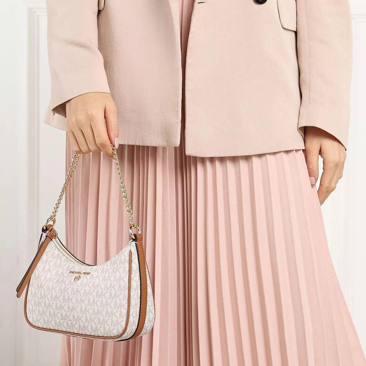 Michael kors jet set signature logo chain pochette