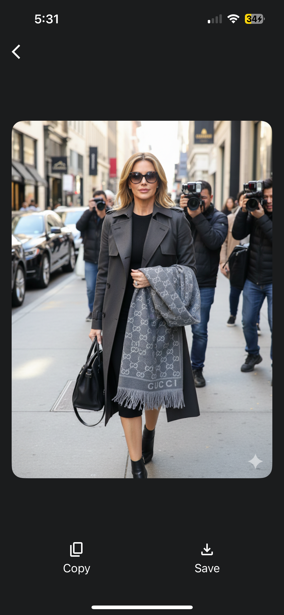 Luxury Gucci GG Full Length Cashmere Warm Shawl for Women