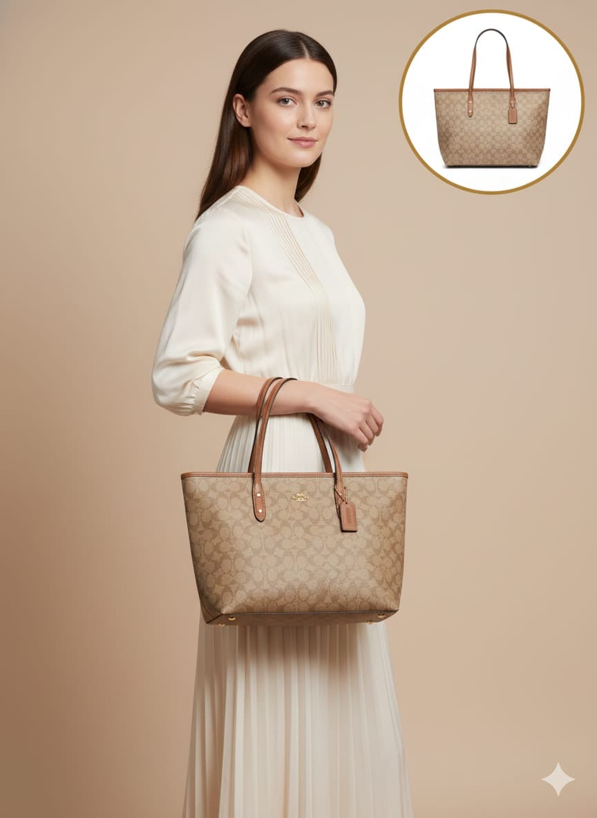 Luxury Coach tote
