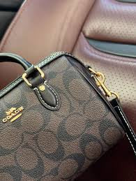 Coach rowan satchel speedy signature premium bag
