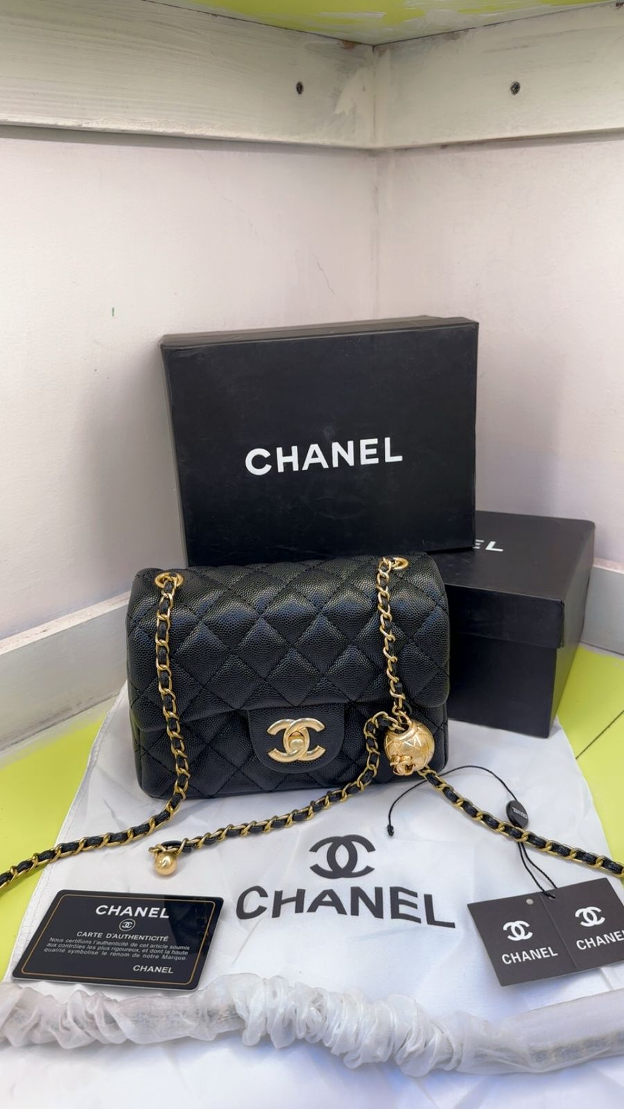 Chanel Mini jumbo shoulder crossbody bag