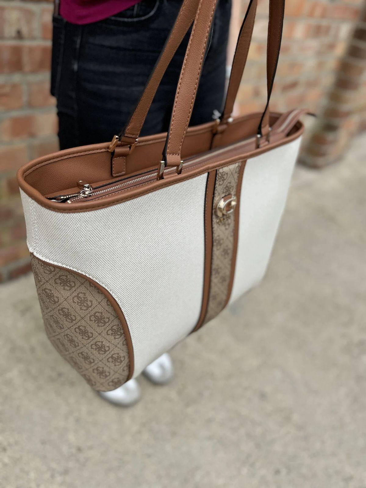 Guess large canvas Tote