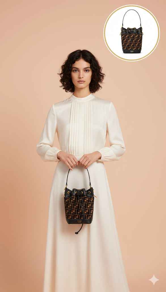 Luxury premium fendi bucket bag