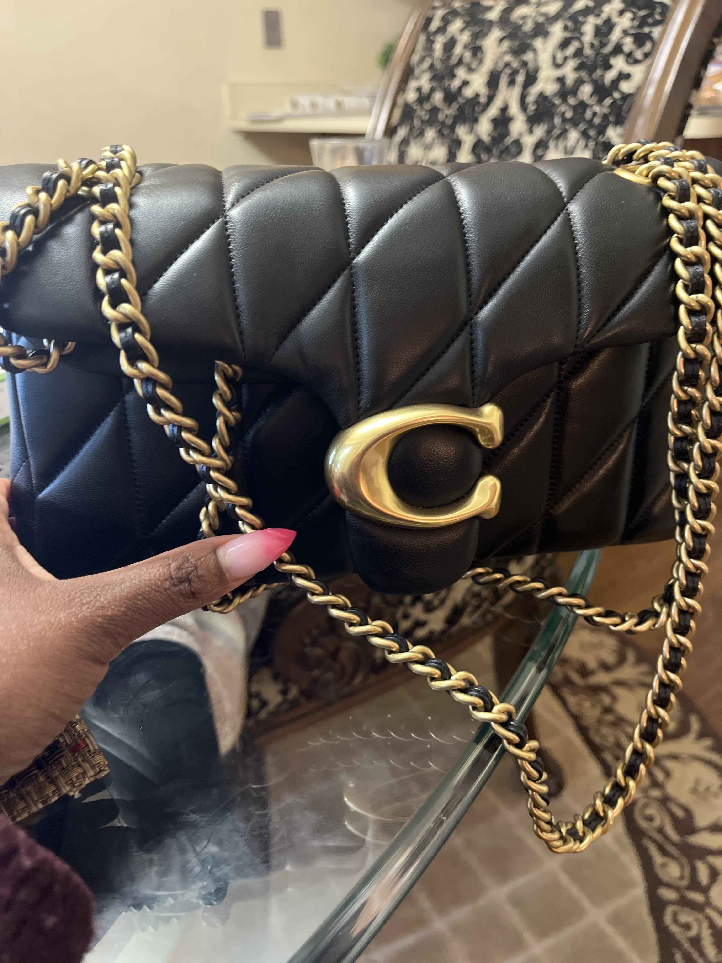 Latest Coach tabby pillow quilted leather