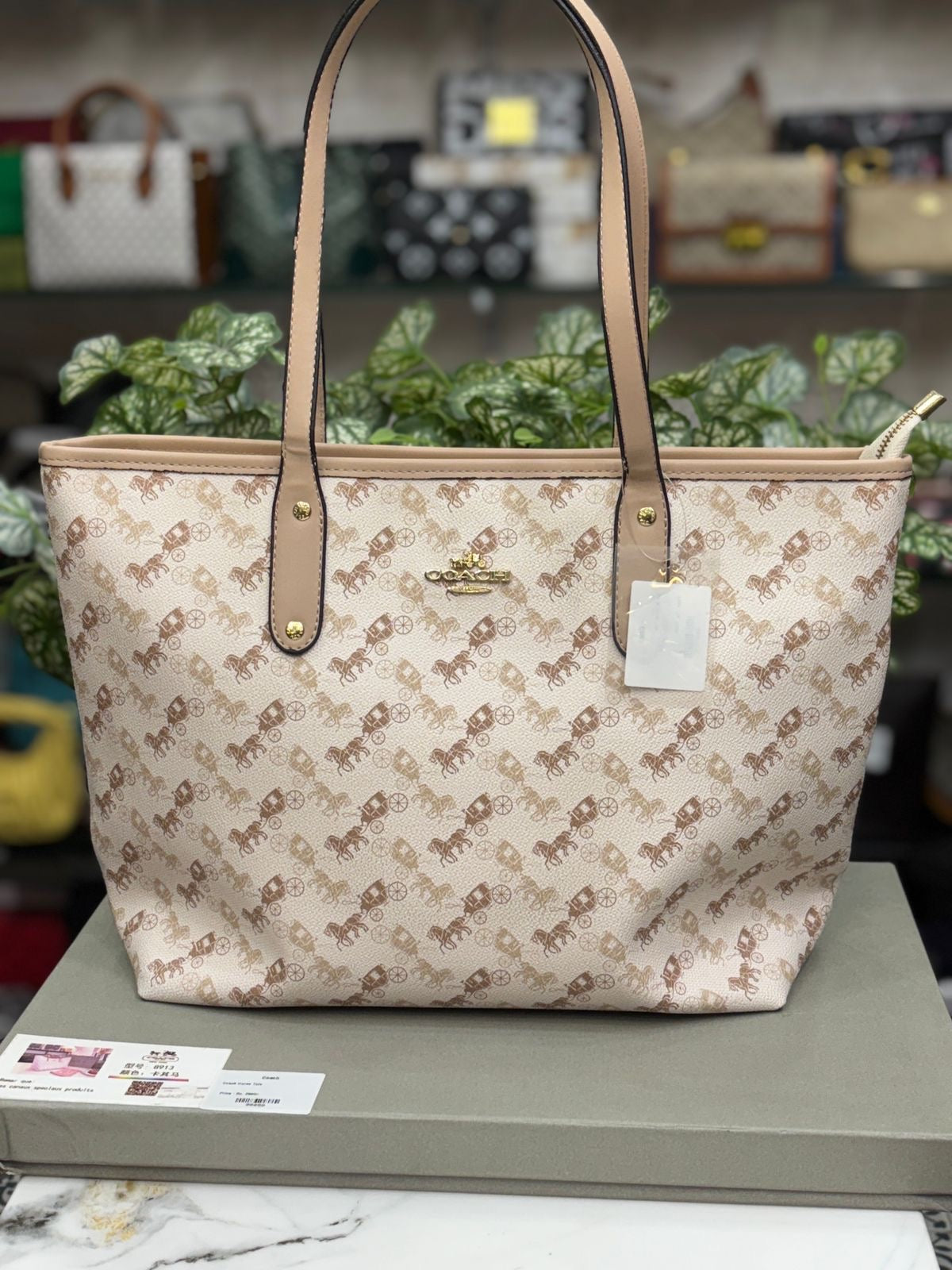 Luxury Coach tote