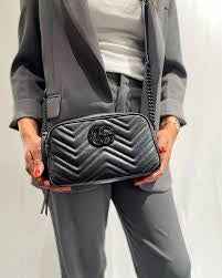 Gucci Camera Black shoulder unisex sling