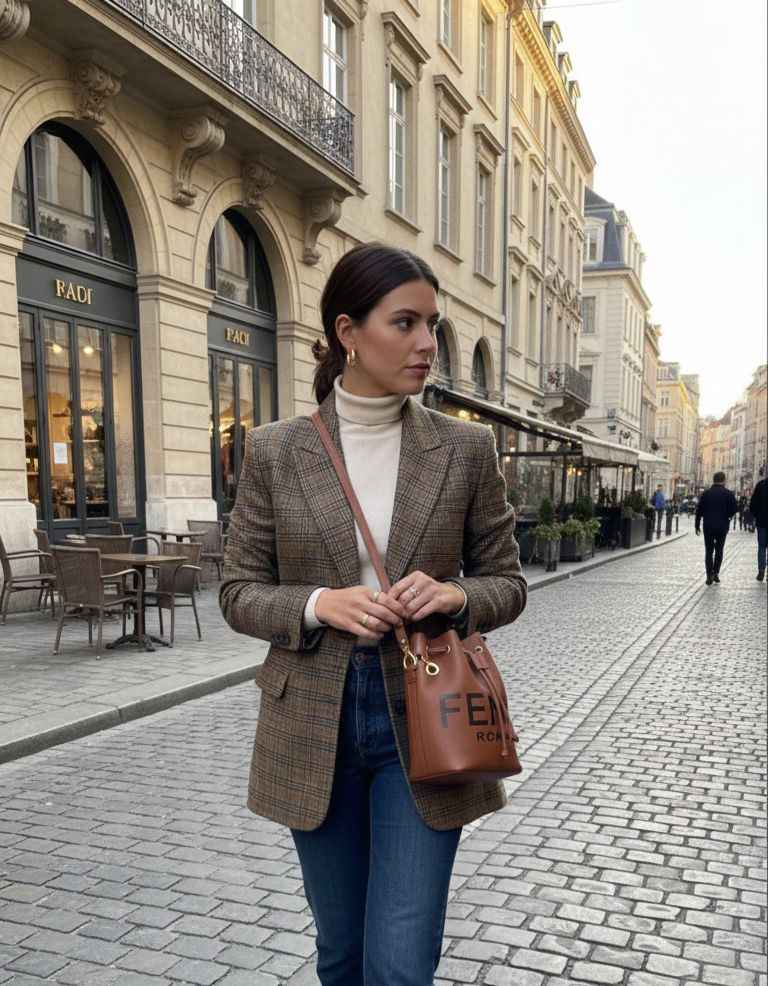 Luxury fendi bucket bag