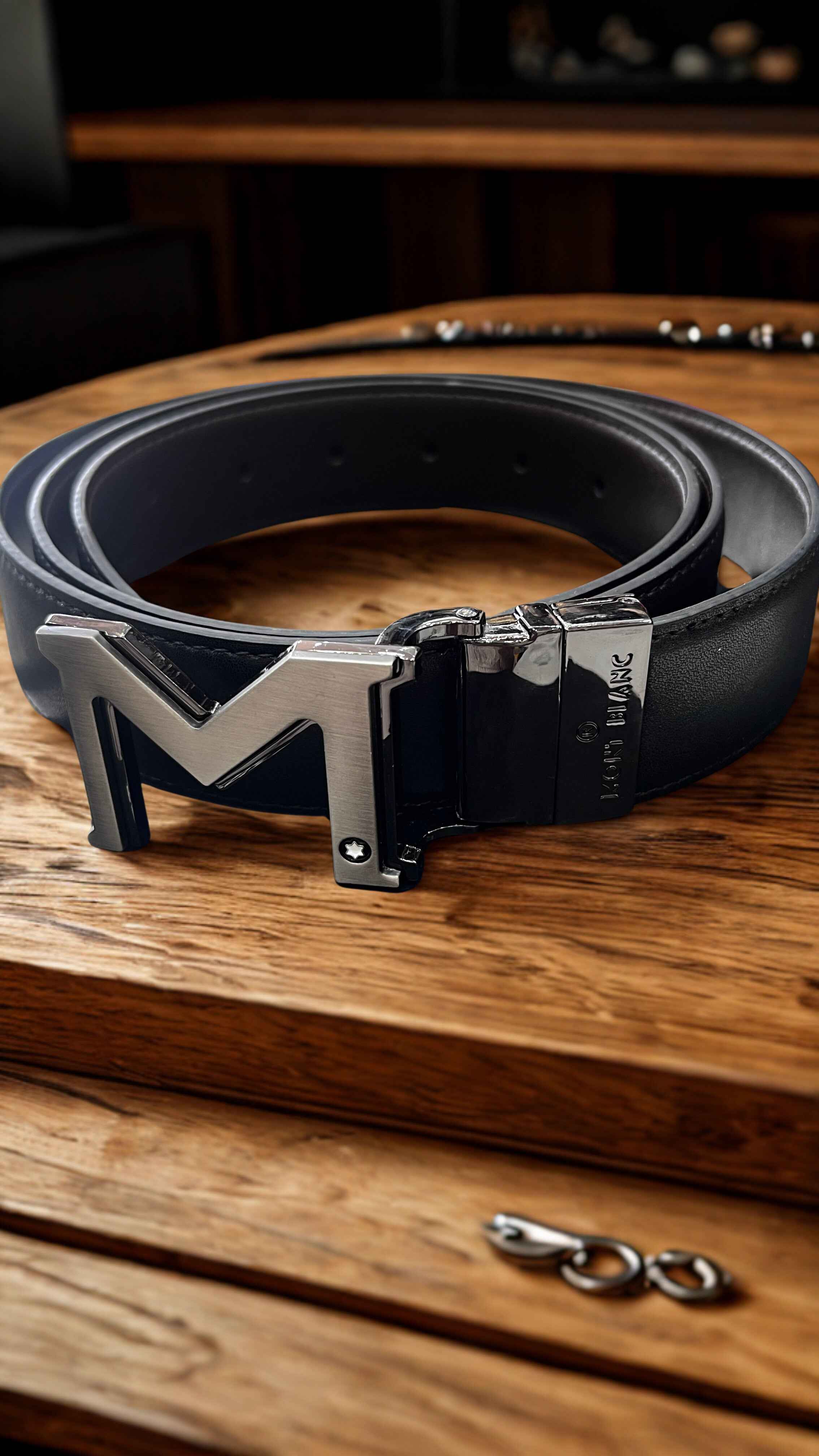 Mont Blanc mens belt