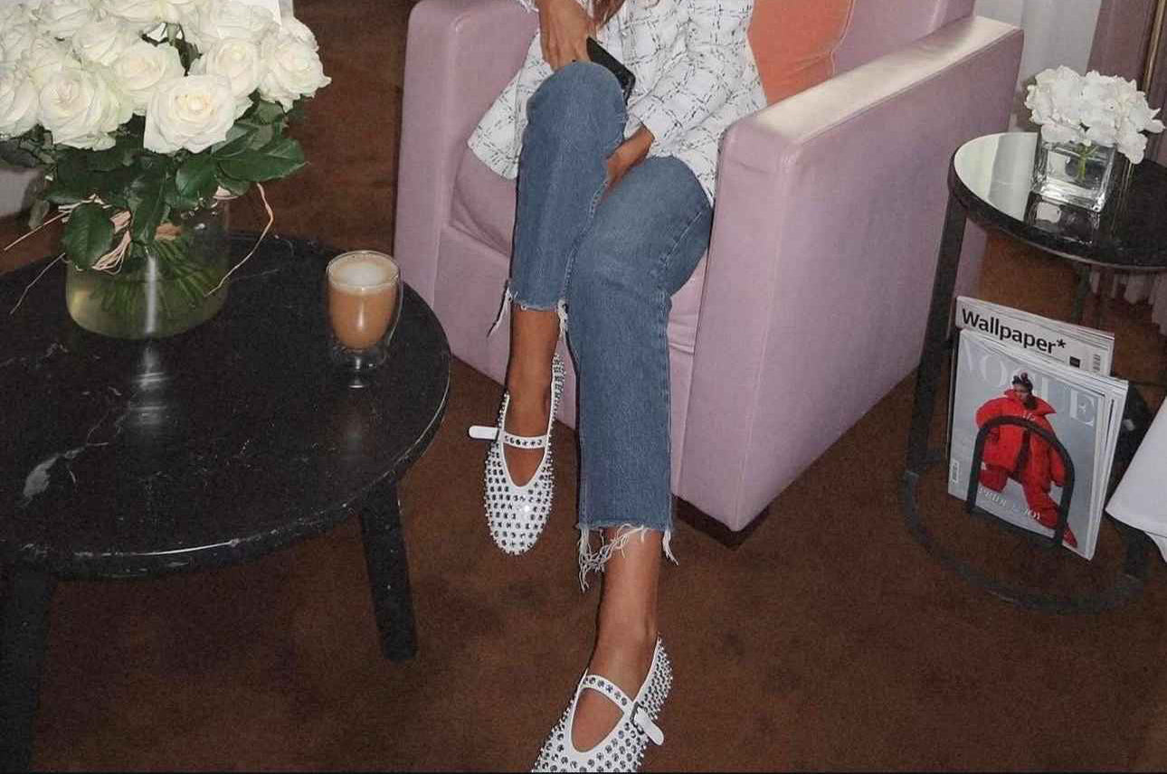 Alaia Ballerina crystal embellished