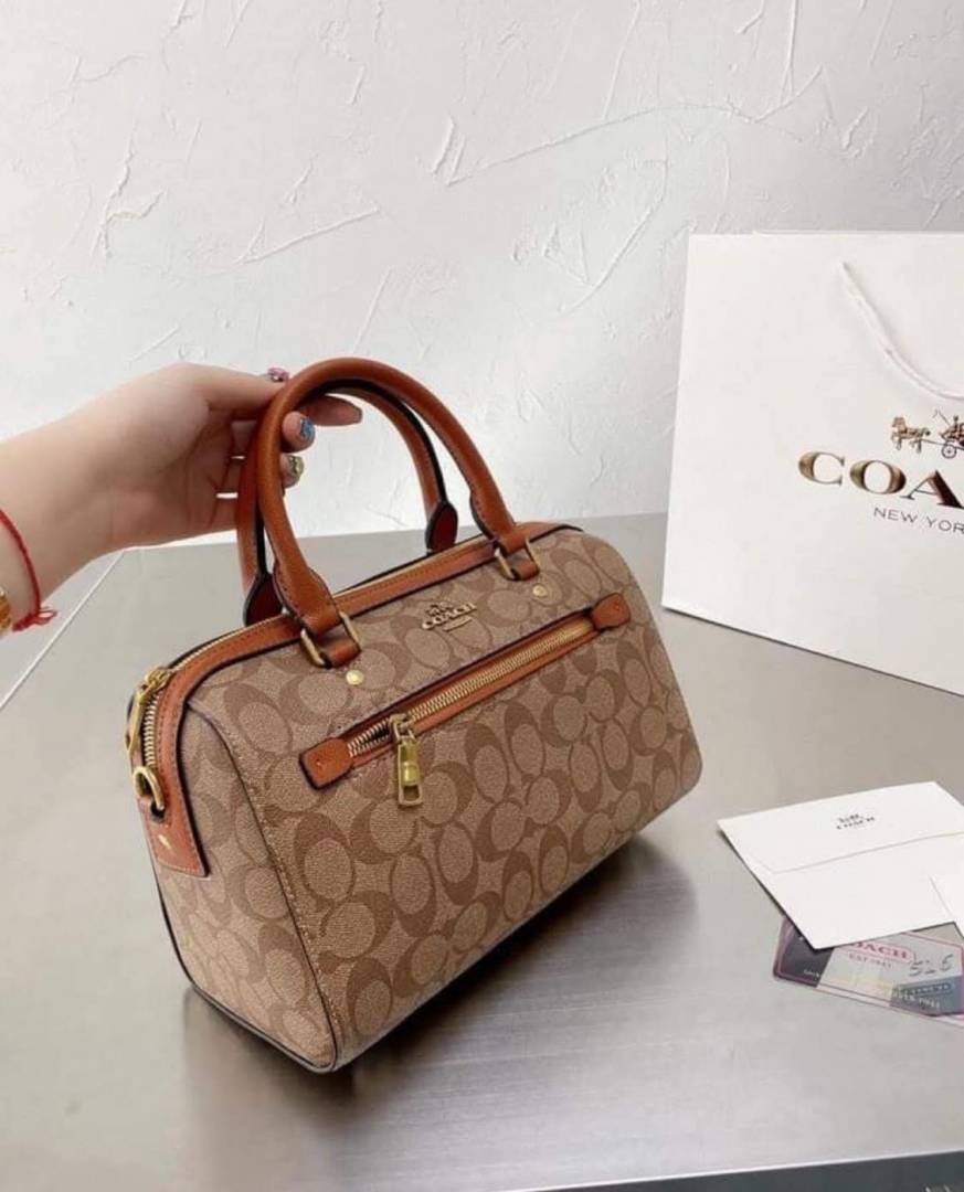 Coach rowan satchel signature speedy bag