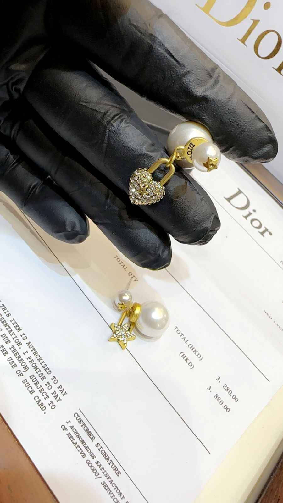 Dior earrings