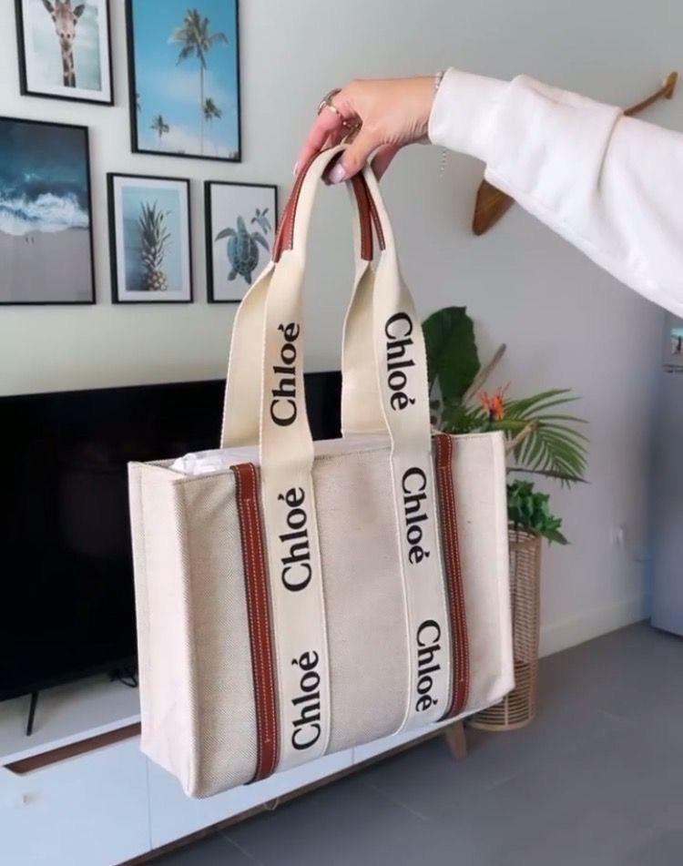Latest edition of Chloe woody tote