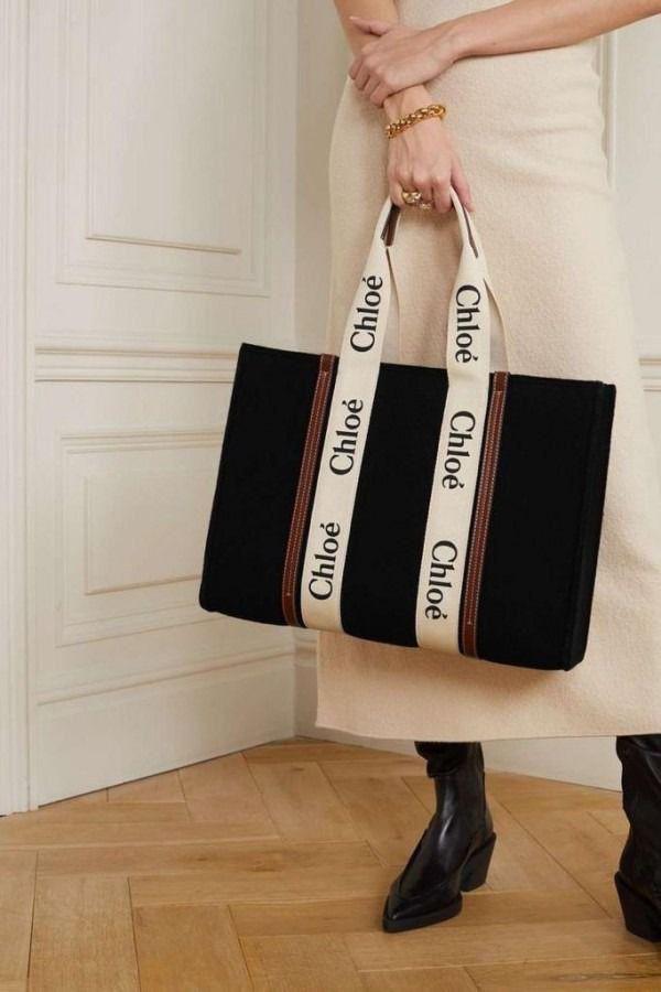 Latest edition of Chloe woody tote