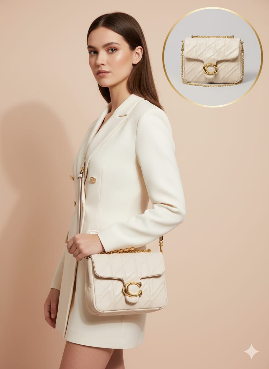 Luxury Coach square quilted tabby