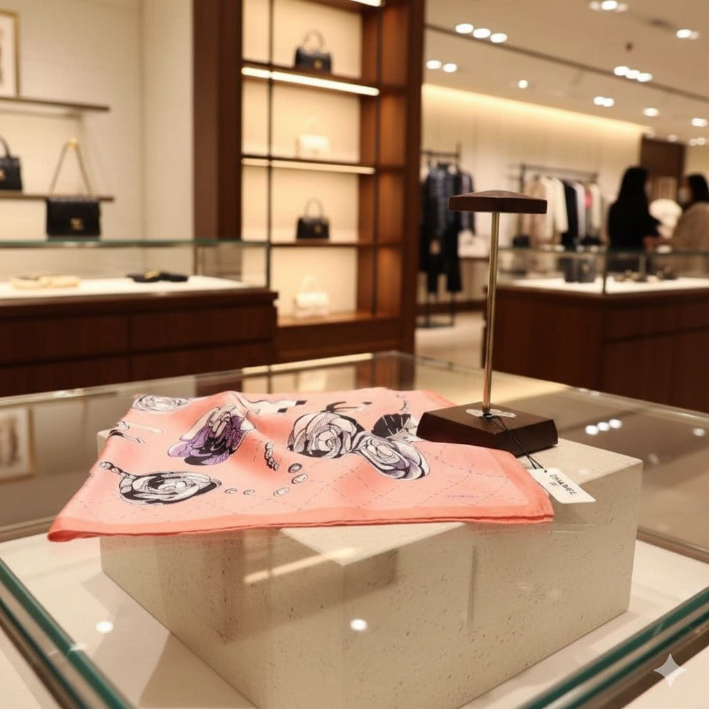 Luxury Chanel Silk Stole for women