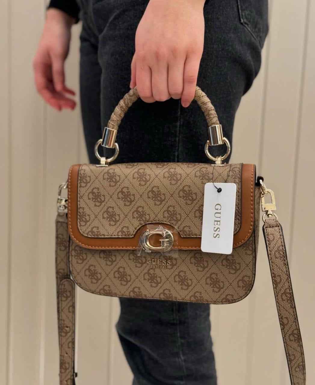 Guess Orlina stylish versatile bag with top handle crossbody bag