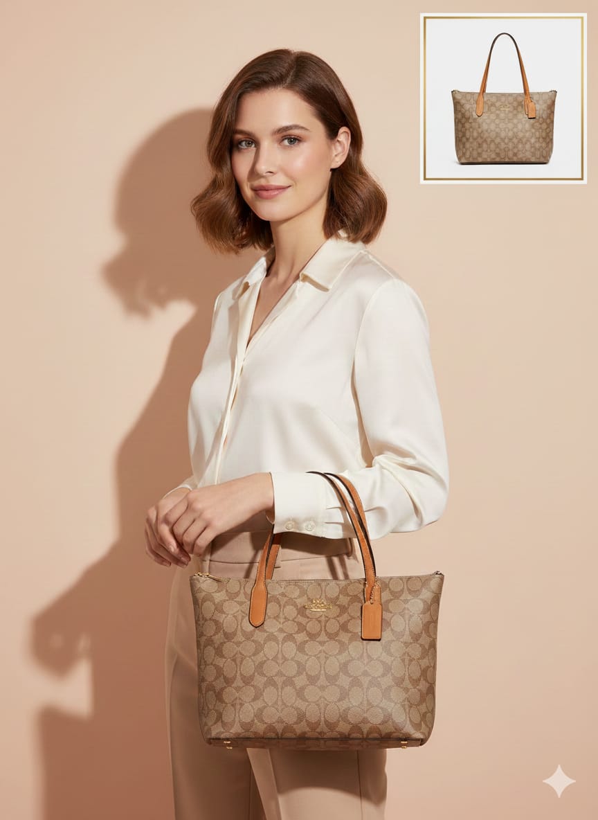 Luxury Coach Tote Bag for Women – Premium Quality