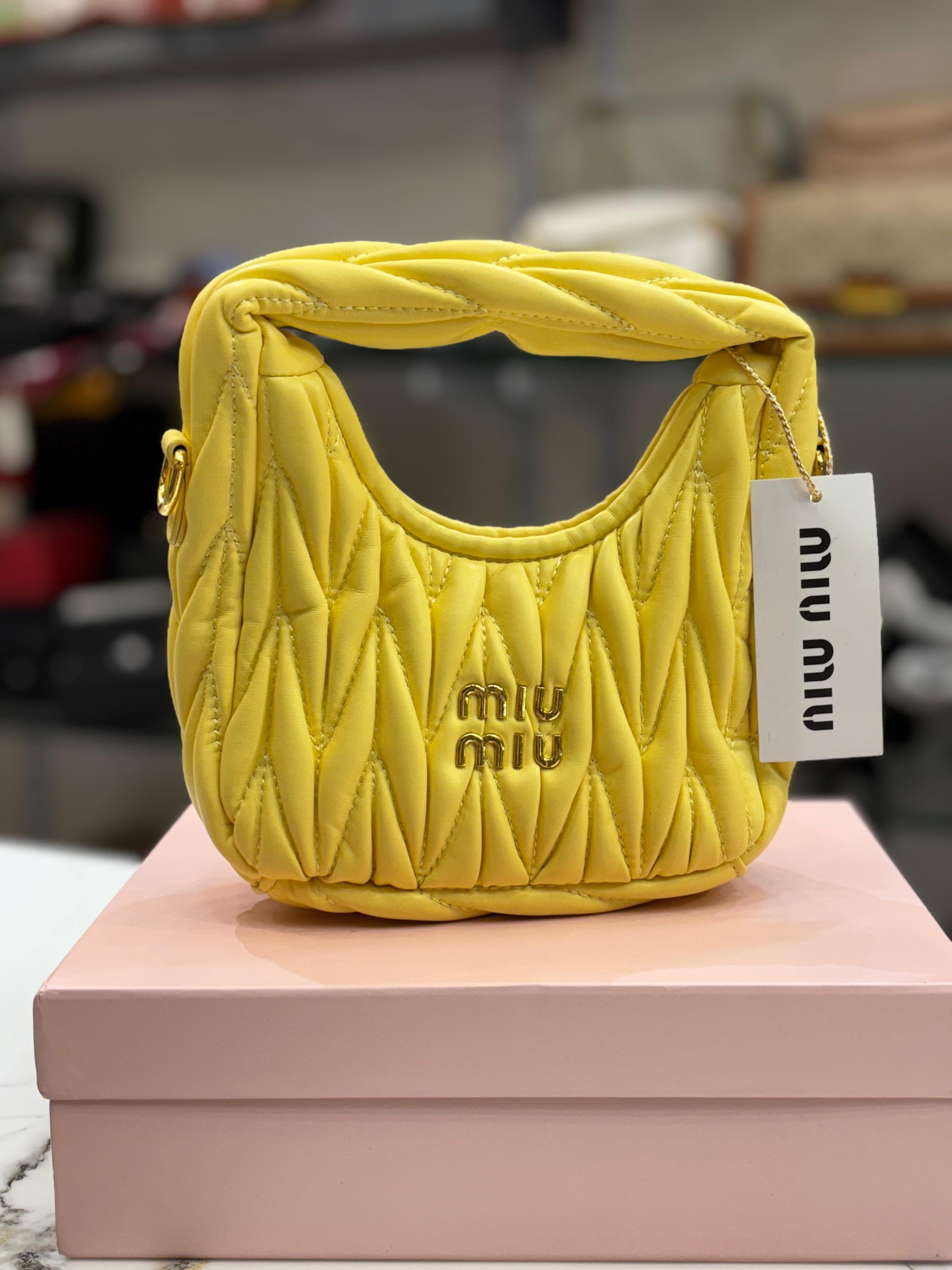 Miu miu hobo luxury bag for women