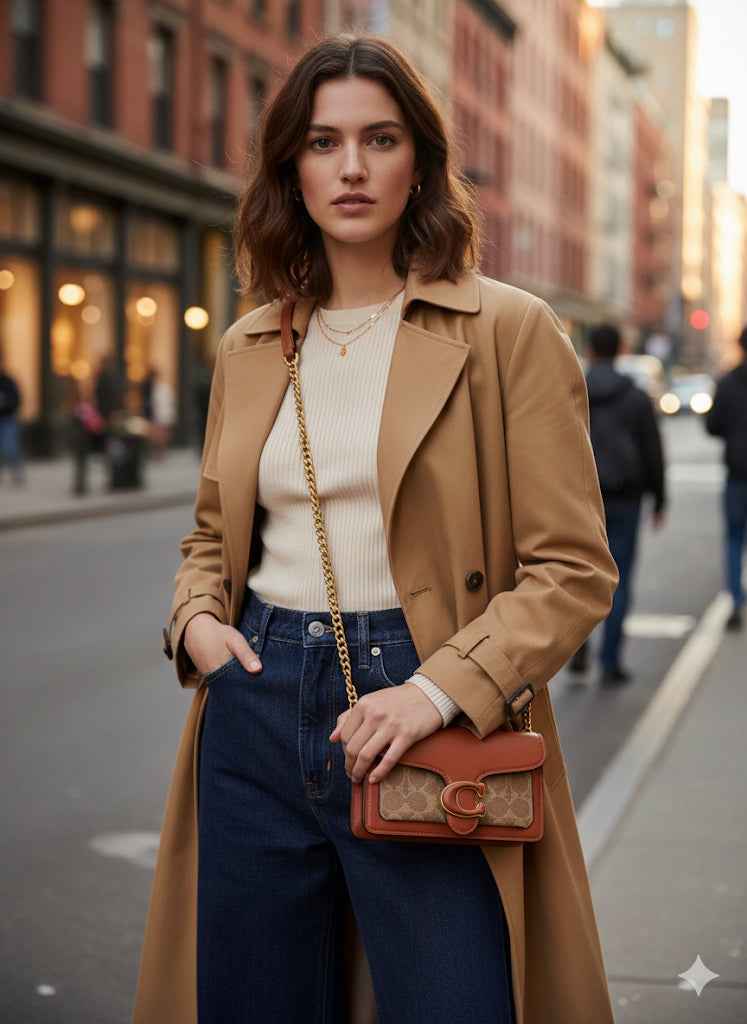 Coach tabby wristlet and shoulder crossbody luxury bag