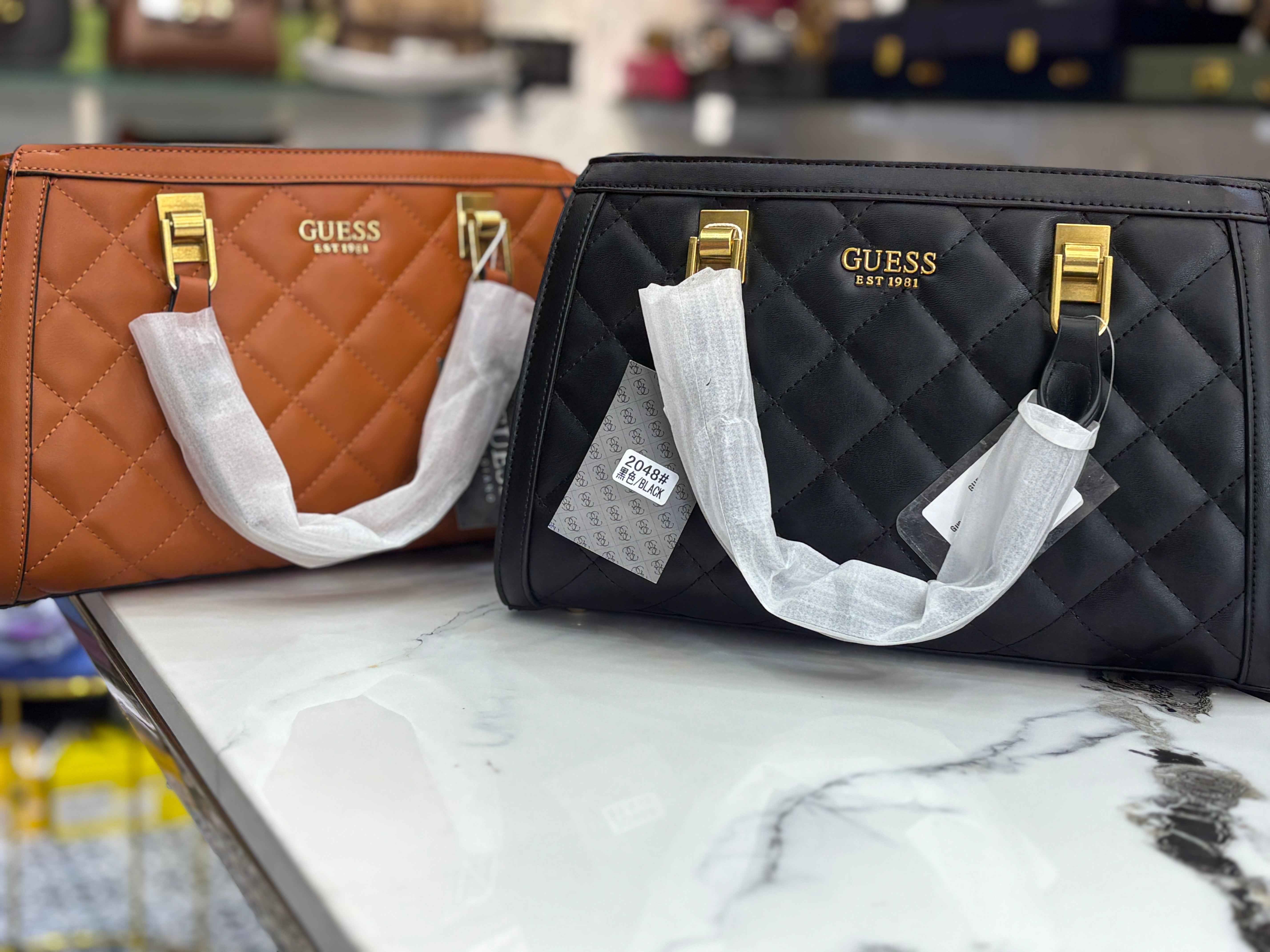 Guess abey satchel bag